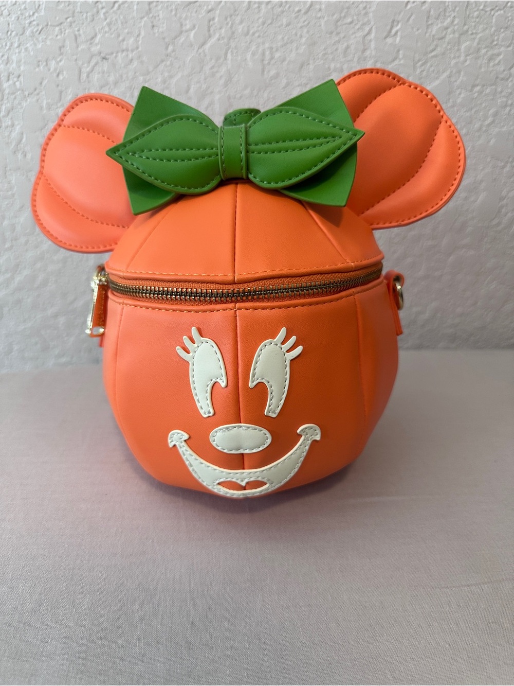 Minnie Mouse Glow in the Dark Pumpkin Crossbody Bag